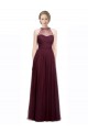Halter Neck Tulle Sleeveless Red Bridesmaid Dress Edinburgh