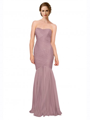 Sweetheart Tulle Sleeveless Bridesmaid Dress Edinburgh