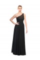 One Shoulder Tulle Sleeveless Black Bridesmaid Dress / Evening Dress Edinburgh