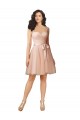 Sweetheart Tulle & Lace Cap Sleeves Keyhole Back Bridesmaid Dress Edinburgh