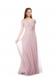 Off the Shoulder Tulle Sleeveless Bridesmaid Dress / Evening Dress Edinburgh