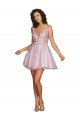 V-Neck Tulle Sleeveless V-Back Bridesmaid Dress Edinburgh