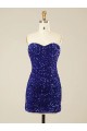 Sweetheart Velvet Sequin Sleeveless Prom Dress Edinburgh