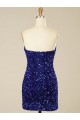 Sweetheart Velvet Sequin Sleeveless Prom Dress Edinburgh