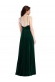 Halter Neck Stretch Velvet Sleeveless Dark Green Semi Formal Evening Dress / Prom Dress / Bridesmaid Dress Edinburgh