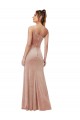 One Shoulder Stretch Velvet Sleeveless Pink Black Tie Evening Gown / Prom Dress / Bridesmaid Dress Edinburgh