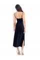 Cowl Neck Stretch Velvet Sleeveless Low Back Dark Navy Formal Evening Gown / Prom Dress / Bridesmaid Dress Edinburgh