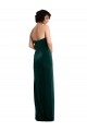 Strapless Stretch Velvet Sleeveless Low Back Dark Green Black Tie Evening Gown / Prom Dress / Bridesmaid Dress Edinburgh